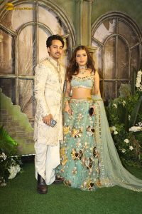 Vedant Birla and Tejal Kulkarni Wedding Reception attended by Birla family, Thackeray family, Urvashi Rautela, Poonam Dhillon, Neelam Kothari, and others