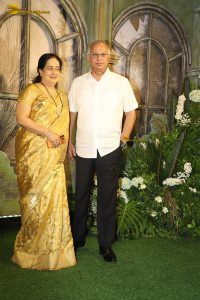 Vedant Birla and Tejal Kulkarni Wedding Reception attended by Birla family, Thackeray family, Urvashi Rautela, Poonam Dhillon, Neelam Kothari, and others