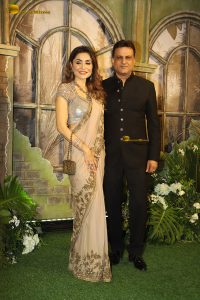 Vedant Birla and Tejal Kulkarni Wedding Reception attended by Birla family, Thackeray family, Urvashi Rautela, Poonam Dhillon, Neelam Kothari, and others