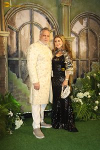 Vedant Birla and Tejal Kulkarni Wedding Reception attended by Birla family, Thackeray family, Urvashi Rautela, Poonam Dhillon, Neelam Kothari, and others