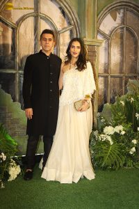 Vedant Birla and Tejal Kulkarni Wedding Reception attended by Birla family, Thackeray family, Urvashi Rautela, Poonam Dhillon, Neelam Kothari, and others