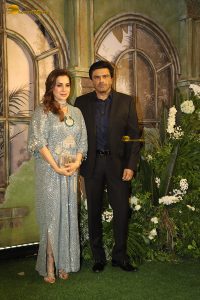Vedant Birla and Tejal Kulkarni Wedding Reception attended by Birla family, Thackeray family, Urvashi Rautela, Poonam Dhillon, Neelam Kothari, and others