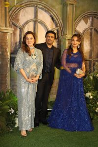 Vedant Birla and Tejal Kulkarni Wedding Reception attended by Birla family, Thackeray family, Urvashi Rautela, Poonam Dhillon, Neelam Kothari, and others