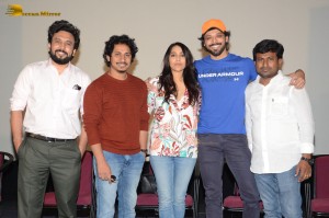 Success Meet of Telugu Film Bomma Blockbuster - attended by Nandu and Rashmi Gautam