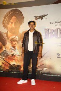 Border 2 Screening attended by Sunny Deol, Varun Dhawan, Sonam Bajwa, Medha Rana, Ahan Shetty, and Suniel Shetty