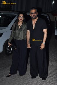 Border 2 Screening attended by Sunny Deol, Varun Dhawan, Sonam Bajwa, Medha Rana, Ahan Shetty, and Suniel Shetty