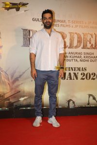 Border 2 Screening attended by Sunny Deol, Varun Dhawan, Sonam Bajwa, Medha Rana, Ahan Shetty, and Suniel Shetty