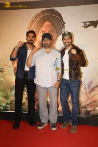 Border 2 Screening attended by Sunny Deol, Varun Dhawan, Sonam Bajwa, Medha Rana, Ahan Shetty, and Suniel Shetty