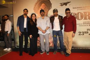 Border 2 Screening attended by Sunny Deol, Varun Dhawan, Sonam Bajwa, Medha Rana, Ahan Shetty, and Suniel Shetty