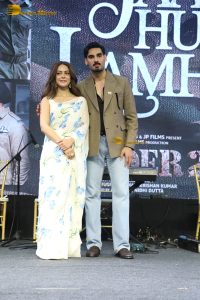 Border 2 Song Launch attended by Ahan Shetty, Suniel Shetty, and Anya Singh