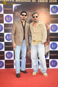 Border 2 Song Launch attended by Ahan Shetty, Suniel Shetty, and Anya Singh