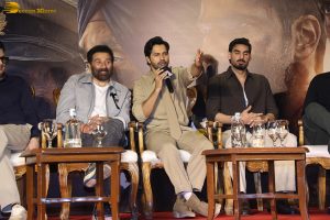 Border 2 Success Celebration attended by Sunny Deol, Varun Dhawan, Ahan Shetty, Sonam Bajwa, and Medha Rana