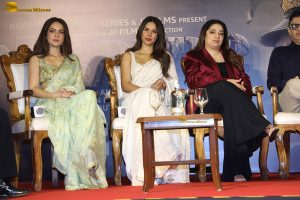 Border 2 Success Celebration attended by Sunny Deol, Varun Dhawan, Ahan Shetty, Sonam Bajwa, and Medha Rana