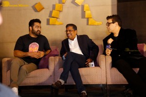 Brahmastra Pre-Release Event in Hyderabad attended by Ranbir Kapoor, Alia Bhatt, Nagarjuna, Junior NTR, S.S. Rajamouli, Mouni Roy and Karan Johar