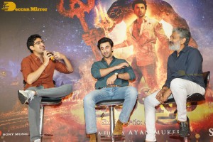 Ranbir Kapoor and Rajamouli participate in Brahmastra promotion in Visakhapatnam