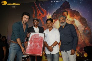 Ranbir Kapoor and Rajamouli participate in Brahmastra promotion in Visakhapatnam