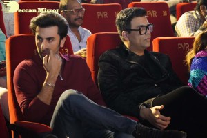 Brahmastra Motion Poster Release in Hyderabad attended by Ranbir Kapoor, Alia Bhatt, Nagarjuna, Karan Johar and SS Rajamouli