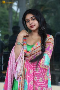 actress Bramarambika cute in a salwar dress