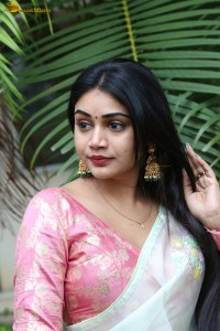 actress Bramarambika photoshoot in a saree