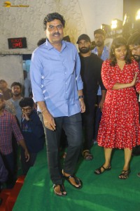 Bro Trailer Launch at Devi Theatre attended by Actress Ketika Sharma, Director Samuthirakani, Music Director Thaman, and Producer TG Vishwa Prasad