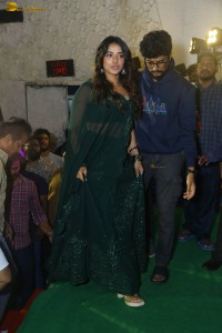 Bro Trailer Launch at Devi Theatre attended by Actress Ketika Sharma, Director Samuthirakani, Music Director Thaman, and Producer TG Vishwa Prasad