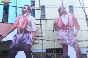 Bro Trailer Launch at Devi Theatre attended by Actress Ketika Sharma, Director Samuthirakani, Music Director Thaman, and Producer TG Vishwa Prasad