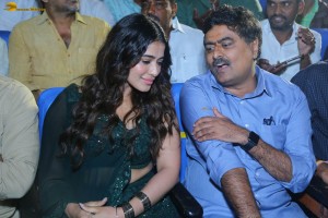 Bro Trailer Launch at Devi Theatre attended by Actress Ketika Sharma, Director Samuthirakani, Music Director Thaman, and Producer TG Vishwa Prasad