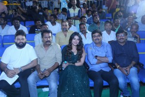 Bro Trailer Launch at Devi Theatre attended by Actress Ketika Sharma, Director Samuthirakani, Music Director Thaman, and Producer TG Vishwa Prasad