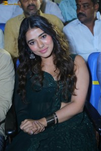 Bro Trailer Launch at Devi Theatre attended by Actress Ketika Sharma, Director Samuthirakani, Music Director Thaman, and Producer TG Vishwa Prasad