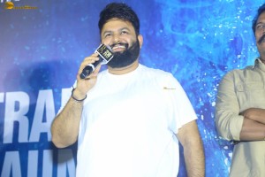 Bro Trailer Launch at Devi Theatre attended by Actress Ketika Sharma, Director Samuthirakani, Music Director Thaman, and Producer TG Vishwa Prasad