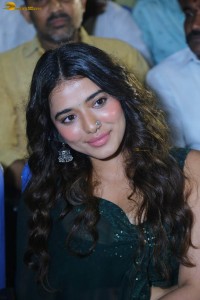 Bro Trailer Launch at Devi Theatre attended by Actress Ketika Sharma, Director Samuthirakani, Music Director Thaman, and Producer TG Vishwa Prasad