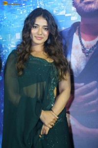 Bro Trailer Launch at Devi Theatre attended by Actress Ketika Sharma, Director Samuthirakani, Music Director Thaman, and Producer TG Vishwa Prasad