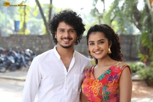 Butterfly movie press meet attended by Anupama Parameswaran and Nihal Kodhaty