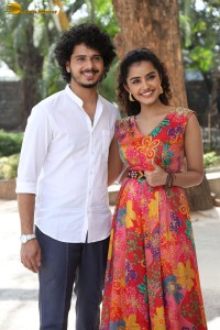 Butterfly movie press meet attended by Anupama Parameswaran and Nihal Kodhaty