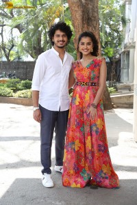 Butterfly movie press meet attended by Anupama Parameswaran and Nihal Kodhaty