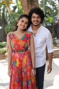 Butterfly movie press meet attended by Anupama Parameswaran and Nihal Kodhaty