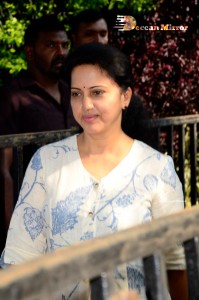 Pictures of celebrities as they came out to vote in the movie artists association elections