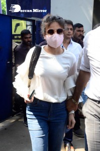 Pictures of celebrities as they came out to vote in the movie artists association elections