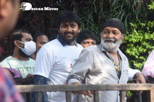 Pictures of celebrities as they came out to vote in the movie artists association elections
