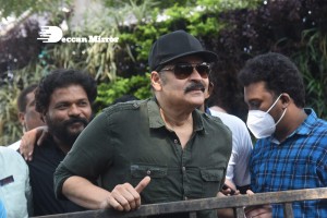 Pictures of celebrities as they came out to vote in the movie artists association elections