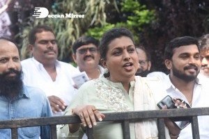 Pictures of celebrities as they came out to vote in the movie artists association elections