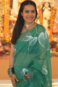 Kajol, Rani, Riya and others at North Bombay Durga Puja Samiti
