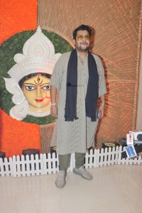 Kajol, Rani, Riya and others at North Bombay Durga Puja Samiti