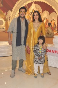 Kajol, Rani, Riya and others at North Bombay Durga Puja Samiti