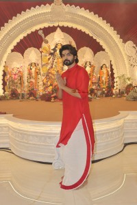 Kajol, Rani, Riya and others at North Bombay Durga Puja Samiti