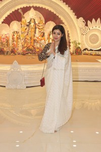 Kajol, Rani, Riya and others at North Bombay Durga Puja Samiti