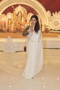 Kajol, Rani, Riya and others at North Bombay Durga Puja Samiti