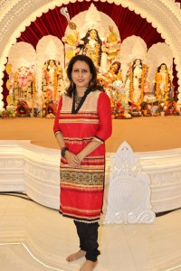 Kajol, Rani, Riya and others at North Bombay Durga Puja Samiti