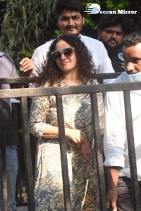 Pictures of celebrities as they came out to vote in the movie artists association elections