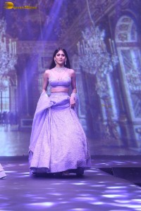actress chandini chowdary ramp walk in a lehenga choli